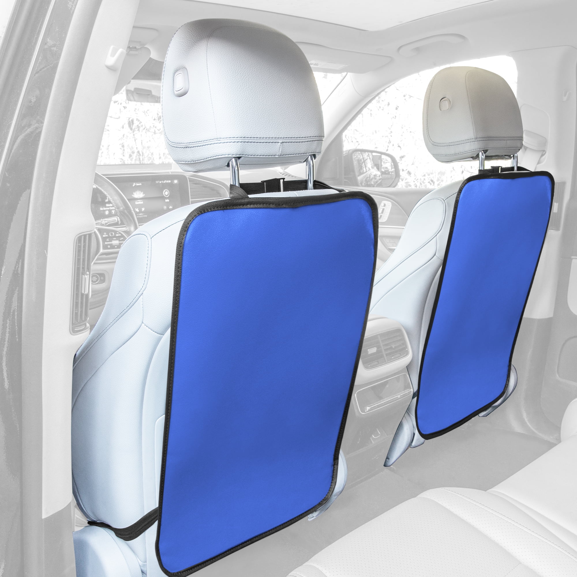 FH Group Faux Leather Auto Seat Back Kick Protectors, Heavy Duty Car
