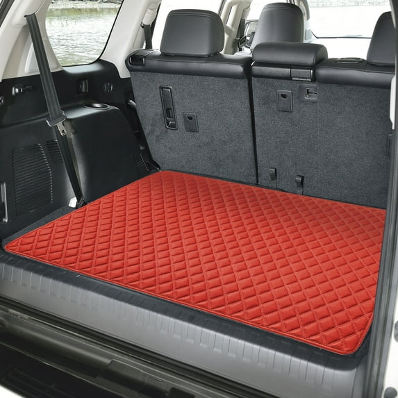 FH Group, Faux Leather Cargo Liner 32" For Car Truck SUV Heavy Duty Diamond Design, Non-Slip Surface, Spill & Debris Proof, UV Resistant and Easy to Install