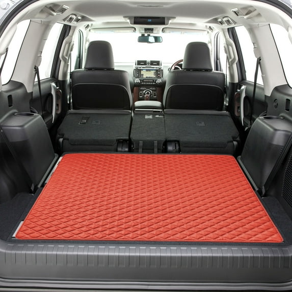 FH Group, Faux Leather Cargo Liner 46" For Car Truck SUV Heavy Duty Diamond Design, Non-Slip Surface, Spill & Debris Proof, UV Resistant and Easy to Install