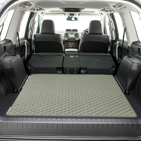 FH Group, Faux Leather Cargo Liner 46" For Car Truck SUV Heavy Duty Diamond Design, Non-Slip Surface, Spill & Debris Proof, UV Resistant and Easy to Install
