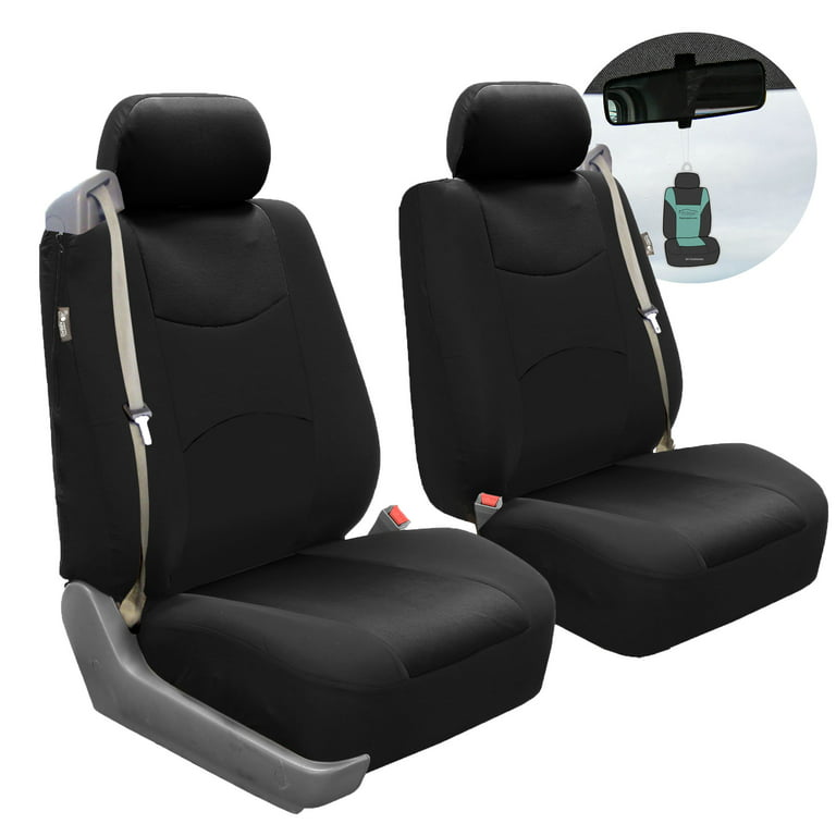 FH Group Car Seat Covers Front Seats Only Black India