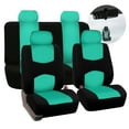 thumbnail image 1 of FH Group Flat Cloth Car Seat Cover, Universal Mint Full Set Seat Covers with Air Freshener, 1 of 5