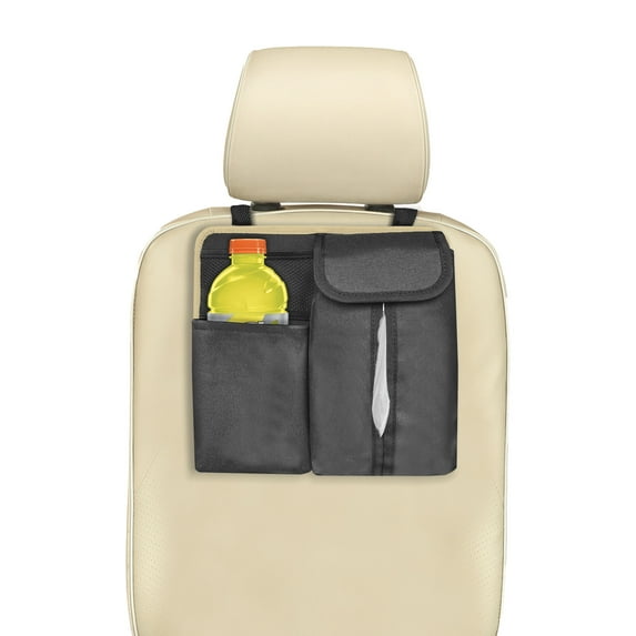 FH Group Hanging Car Organizer with Tissue Dispenser Beige/Black