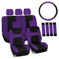 thumbnail image 1 of FH Group Light & Breezy Universal Full Set Car Seat Covers, Combo Set & Air Freshener, 1 of 9
