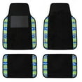 thumbnail image 1 of FH Group Mesa11 Universal Fit Premium Carpet Car Floor Mats Front & Rear - Green Full Set, 1 of 5