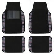 FH Group Mesa11 Universal Fit Premium Carpet Car Floor Mats Front & Rear - Purple Full Set