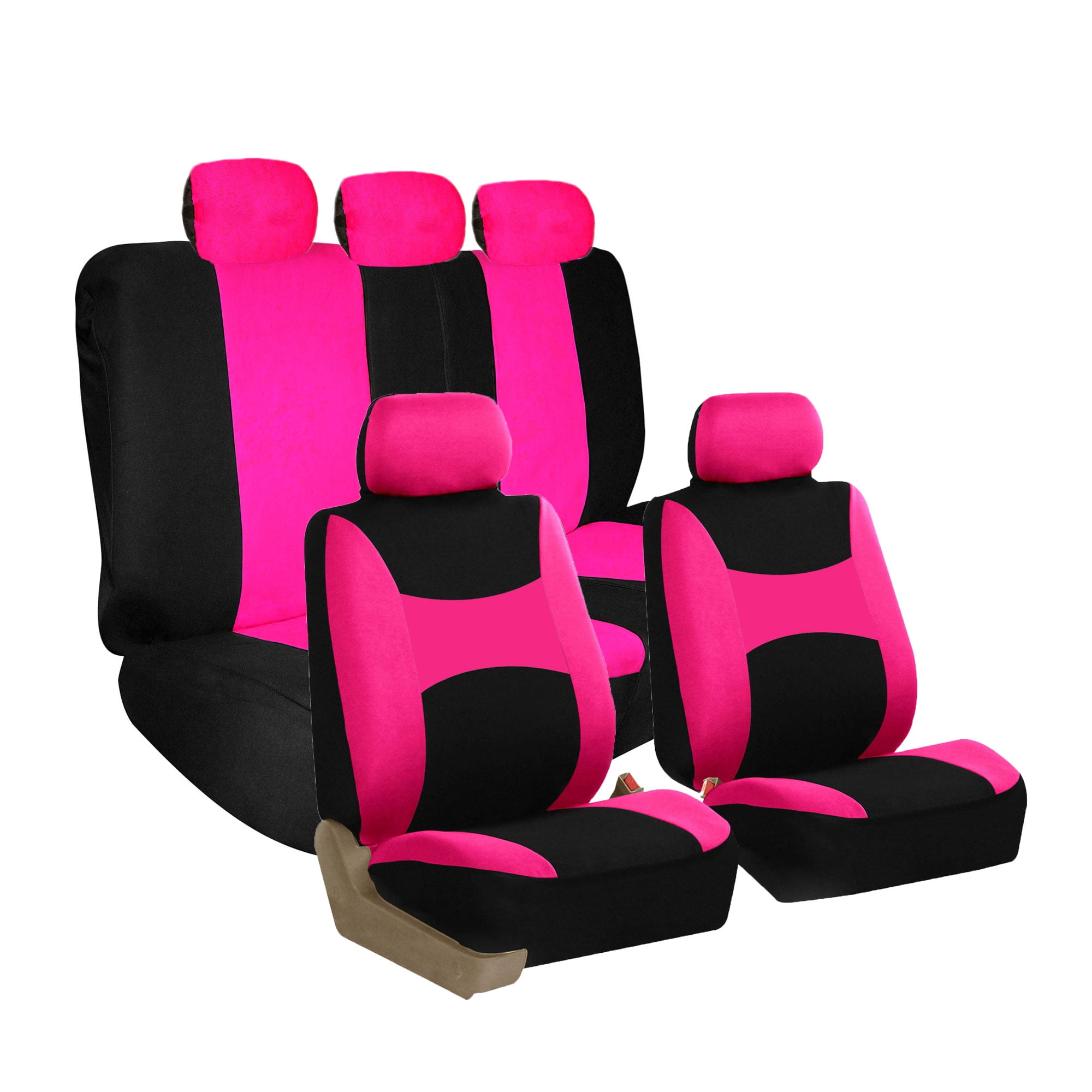 FH Group Multifunctional Cloth Seat Covers For Car Truck SUV Van Full