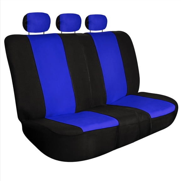 FH Group Multifunctional Cloth Seat Covers For Car Truck SUV Van - Rear Split Bench