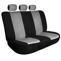 FH Group Multifunctional Cloth Seat Covers For Car Truck SUV Van - Rear Split Bench