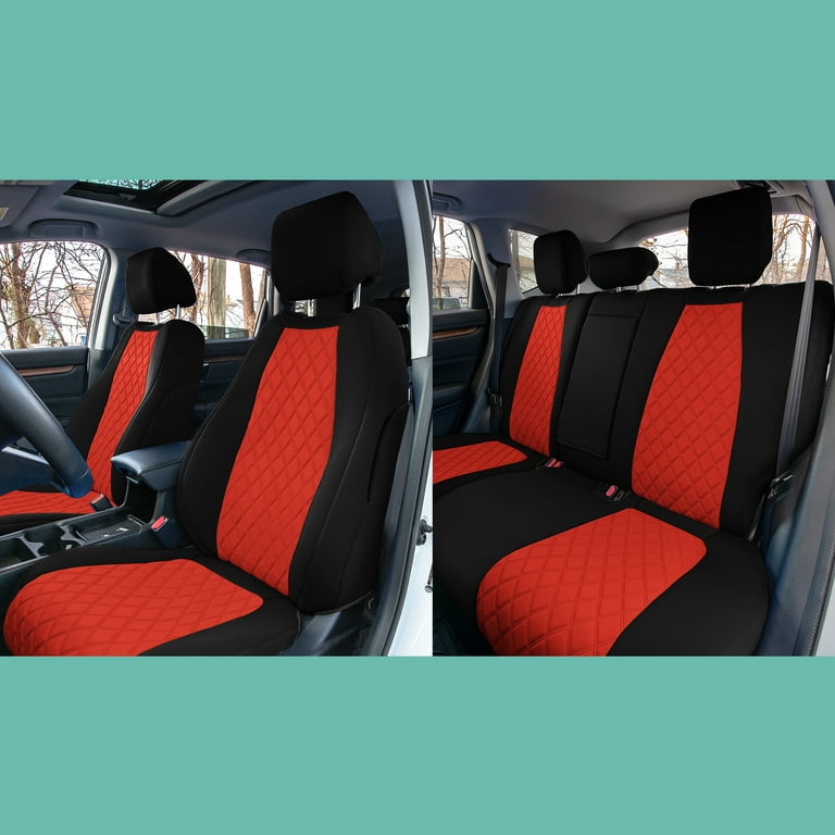 FH Group Neoprene Custom Fit Car Seat Covers for 2017-22 Honda CR-V LX | EX  | EX-L Full Set | Automatten
