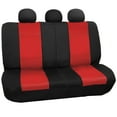 thumbnail image 1 of FH Group Neoprene Universal Car Seat Covers Fit For Car Truck SUV Van - Rear Bench Red, 1 of 7