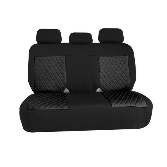 FH Group Neosupreme Deluxe Car Seat Covers Fit For Car Truck SUV Van - Rear Bench