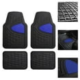 thumbnail image 1 of FH Group New 4pcs Floor Mats Set For Car Truck Mat Set Blue with Free Gift, 1 of 6
