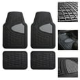 thumbnail image 1 of FH Group New 4pcs Floor Mats Set For Car Truck Mat Set Gray with Free Gift, 1 of 6