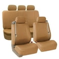 thumbnail image 1 of FH Group PU Leather Integrated Seatbelt Seat Seat Covers for Auto, Full Set - 4 Colors, 1 of 6