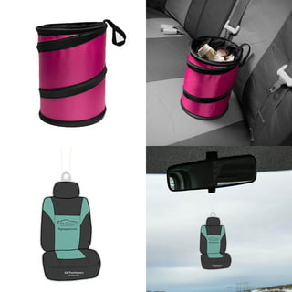 Sun Cube Waterproof Car Trash Can With Lid, Portable Organizer Garbage Can,  Removable Leakproof Lining Hanging Bin Storage (dark Grey) : Target