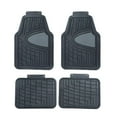 thumbnail image 1 of FH Group Premium Floor Mats Tall Channel Trimmable Rubber Mats - Full Set, 1 of 7