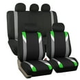 thumbnail image 1 of FH Group Premium Modernistic Universal Seat Covers Fit For Car Truck SUV Van - Green Full Set, 1 of 6