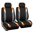 thumbnail image 1 of FH Group Premium Modernistic Universal Seat Covers Fit For Car Truck SUV Van - Orange Front Seats, 1 of 7