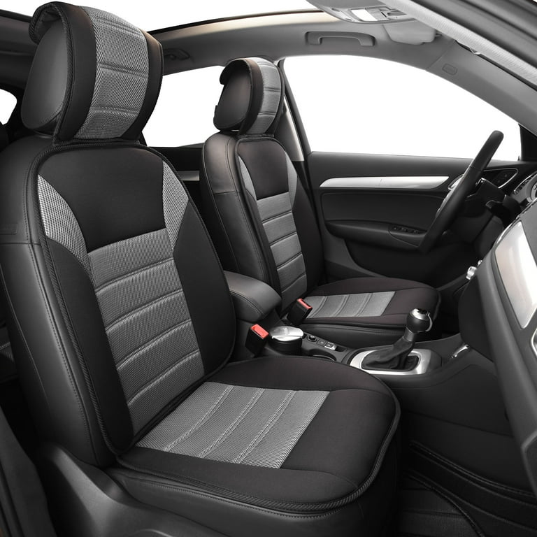 FH Group Premium Universal Car Seat Cushions Set For Car Truck SUV Van -  Front Set