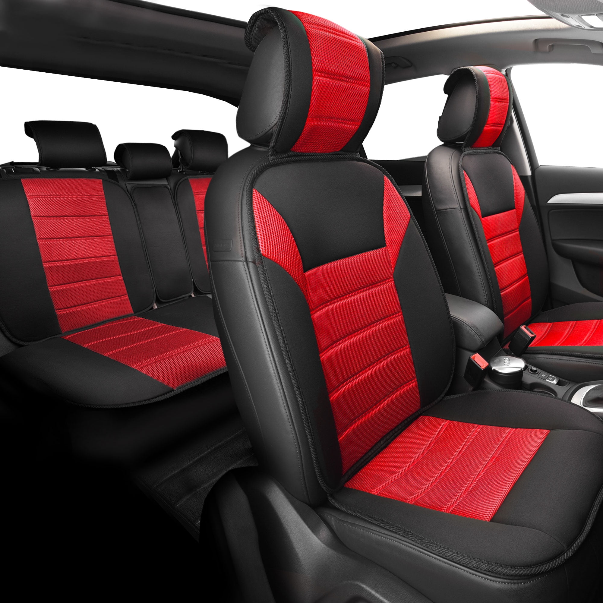 FH Group Premium Universal Car Seat Cushions Set for Car Truck SUV