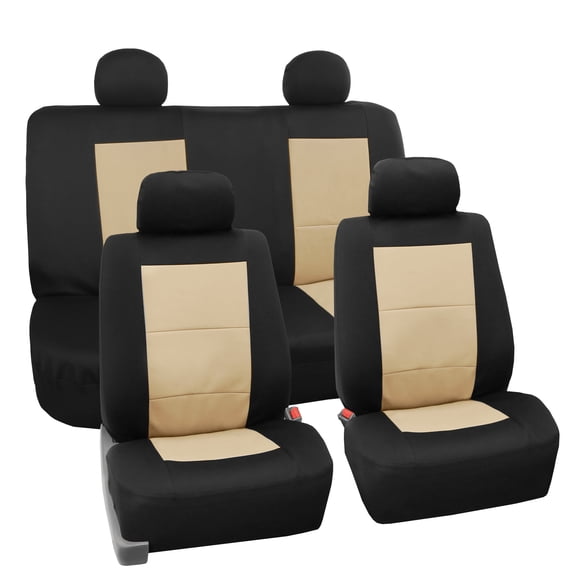 FH Group Premium Universal Waterproof Seat Covers Fit For Car Truck SUV Van - Full Set