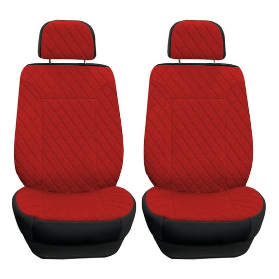 FH Group Prestige79 Diamond Stitch Neosupreme Front Car Seat Cover for Cars Trucks & SUVs