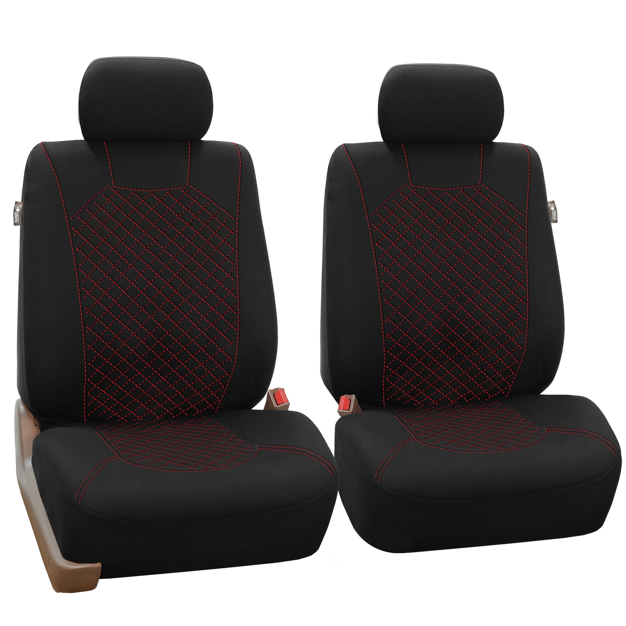 FH Group Quilted Flat Cloth Universal Seat Covers Fit For Car Truck SUV