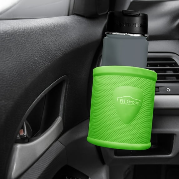 FH Group Silicone Travel Cup Bottle Phone Holder, Car Organizer Storage for SUV Truck Van - Green