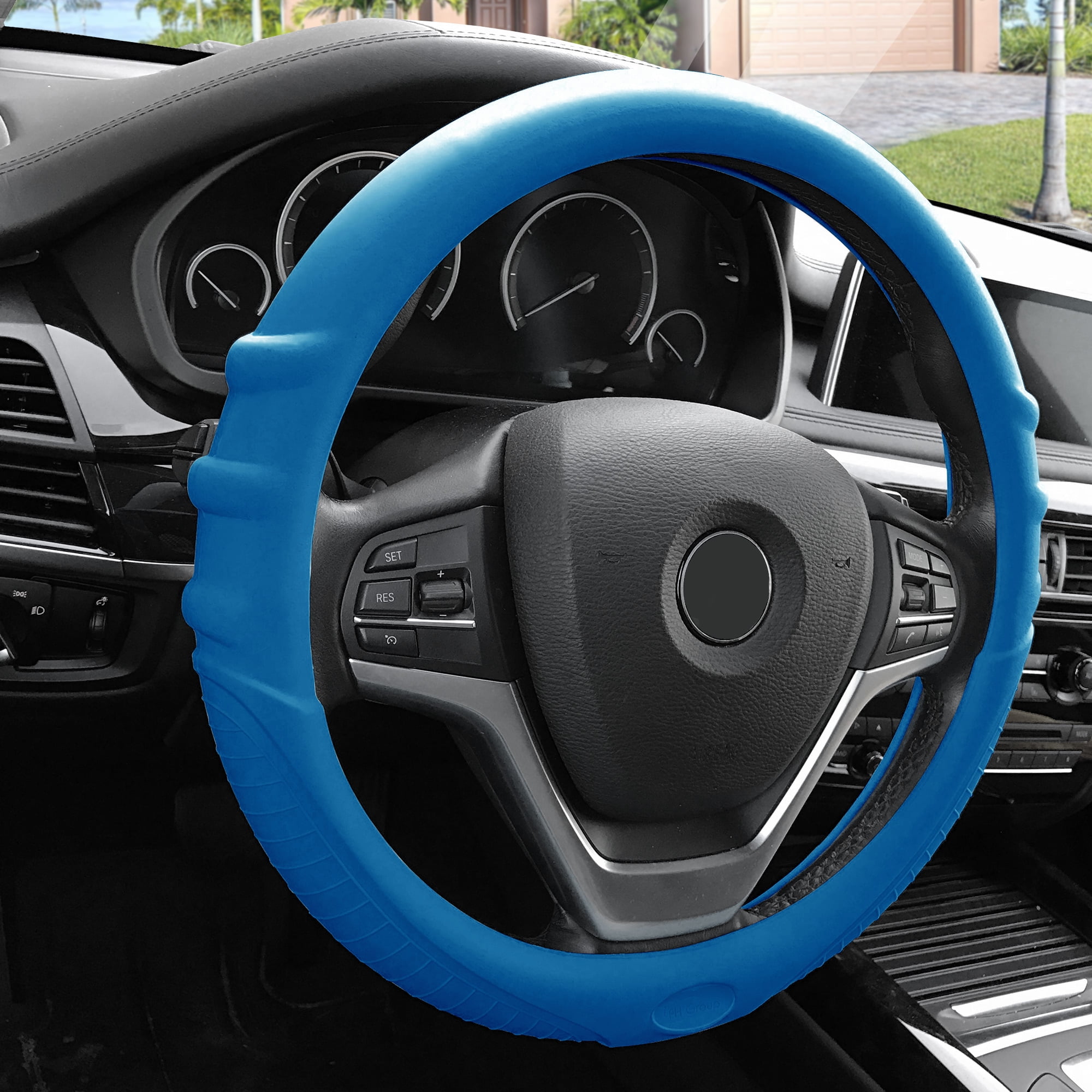 SPARCO Steering Wheel Cover Grey / Blue , PU *NEW* Tuning Design