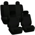 thumbnail image 1 of FH Group Travel Master Seat Covers Airbag Ready & Rear Split 4 Headrests Full Set Black, 1 of 6