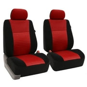 FH Group Trendy Elegance 3D Air Mesh Seat Covers Fit For Car Truck SUV Van - Front Seats