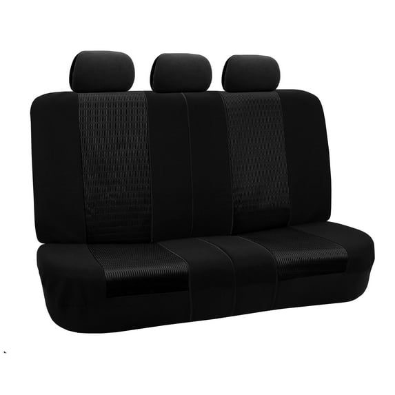FH Group Trendy Elegance 3D Air Mesh Seat Covers Fit For Car Truck SUV Van - Rear Bench