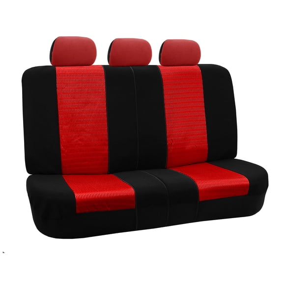 FH Group Trendy Elegance 3D Air Mesh Seat Covers Fit For Car Truck SUV Van - Rear Bench