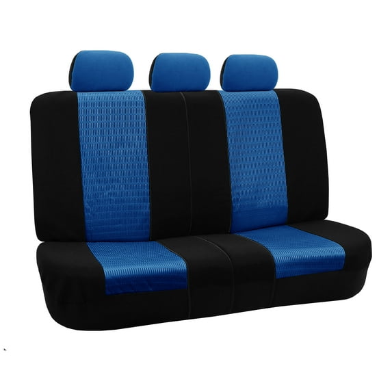 FH Group Trendy Elegance 3D Air Mesh Seat Covers Fit For Car Truck SUV Van - Rear Bench