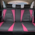 thumbnail image 1 of FH Group Ultra Comfort High Grade Leather Seat Covers For Car Truck SUV Van - Rear Set, 1 of 5