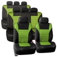 thumbnail image 1 of FH Group Universal Fit Car Seat Covers for Auto SUV 3D Mesh Green - 3Row 8 Seaters, 1 of 8