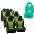 thumbnail image 1 of FH Group Universal Fit Car Seat Covers for SUV, VAN Sedan 3D Air Mesh -  3 Row Full Set Green, 1 of 8