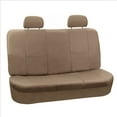 thumbnail image 1 of FH Group Universal Fit Faux Leather Car Seat Covers, Waterproof Rear Set - Tan PU002013TAN, 1 of 7
