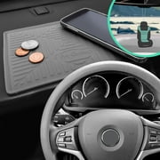 FH Group Universal Silicone Dash Mat,Steering Wheel Cover with Air Freshener