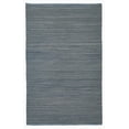 thumbnail image 1 of FH Home Area Rug - Hand Woven, Stain Resistant, Pet Friendly - Premium Recycled Polyester Yarn & Reclaimed Rubber - Stripes - Kitchen, Bathroom - Kismet - Denim - 2 x 3 ft, 1 of 9