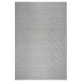 thumbnail image 1 of FH Home Machine Washable Area Rug - Hand Woven, Stain Resistant, Pet Friendly - Premium Recycled Polyester Yarn - Diamonds - Kitchen, Bathroom, Laundry Room - Veria - Gray & White - 3 x 5 ft, 1 of 8
