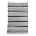 thumbnail image 1 of FH Home Machine Washable Area Rug - Hand Woven, Stain Resistant, Pet Friendly - Premium Recycled Polyester Yarn - Fringe Stripes - Bedroom, Living/Dining Room - Albany - Gray - 8 x 10 ft, 1 of 8