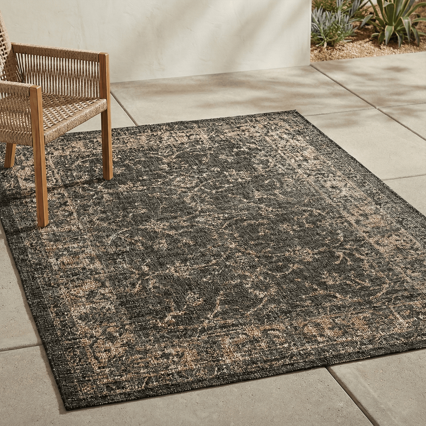 Distressed Outdoor Rug FH Home Outdoor Rug - Waterproof Easy to Clean Stain Resistant - Patio ...