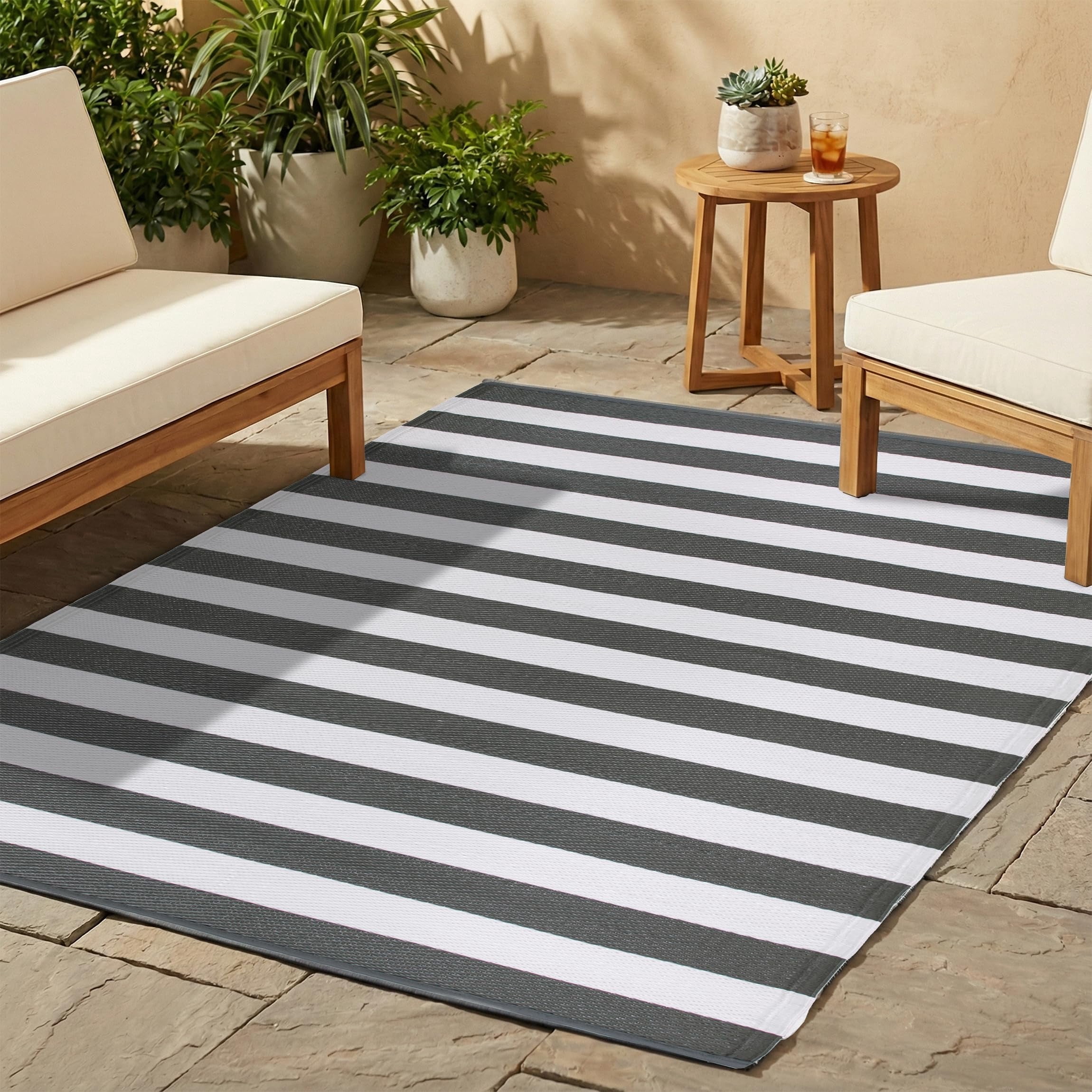 FH Home Outdoor Rug - Waterproof, Fade Resistant, Crease-Free - Premium ...