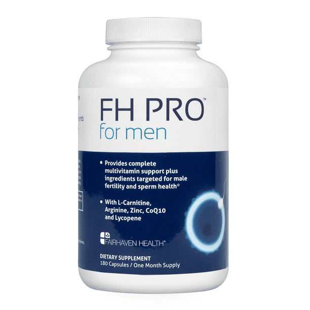 FH Pro for Men Fertility Supplement, 180 Capsules Walmart Business Supplies