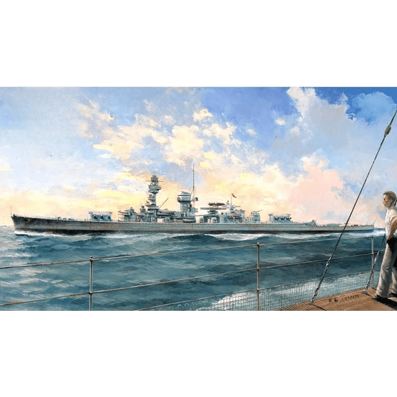 FH1168 1/700 Heavy Cruiser Admiral Scheer 1940 Assembly Model Kit