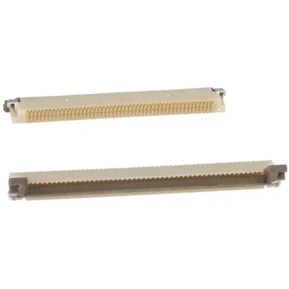 FH12A-50S-0.5SH(55) Connector 50 Position 0.50mm Right Angle Surface Mount :RoHS