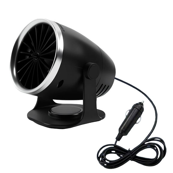FHBVT 12V Car Heater Portable Defroster Defogger Cold Warm Wind Fast Heating Cigarette Lighter Plug Safe Use Heater for Car Interior Winter Heating Long Driving Daily Auto Care Use