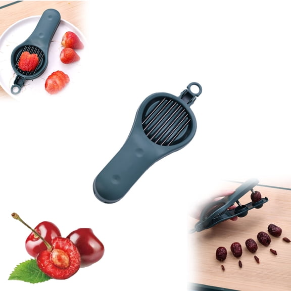 FHBVT 2 in 1 Multifunctional Fruit Corer Cutter 7.48In Efficient Coring Cutting Lightweight Versatile Design for Home Kitchen Apple Pear Peach Fruit Prep Cutting Coring Tool Tabletop Decor